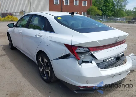 2023 Hyundai Elantra Hybrid Limited from USA, damaged, VIN KMHLN4AJ4PU036558